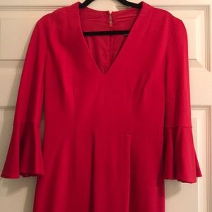 Trina Turk Lane Bell Sleeve Red Dress- Size 6